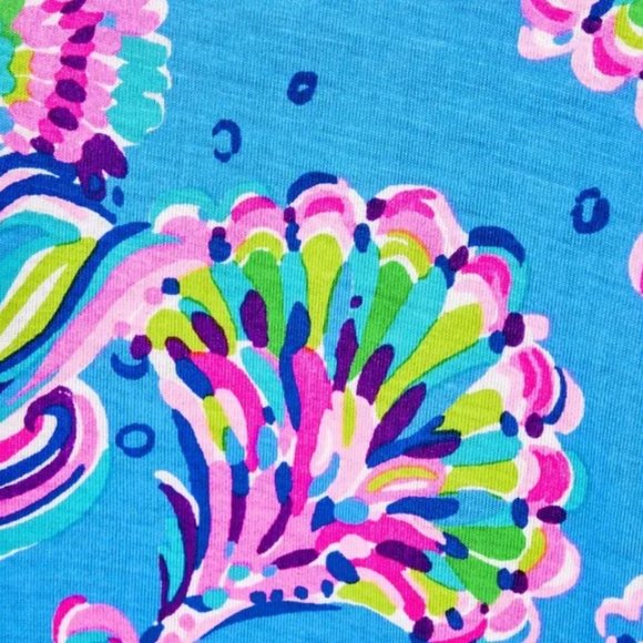 NWT Lilly Pulitzer Grotto PJ Knit Button-Up Top (top only) - Picture 2 of 3